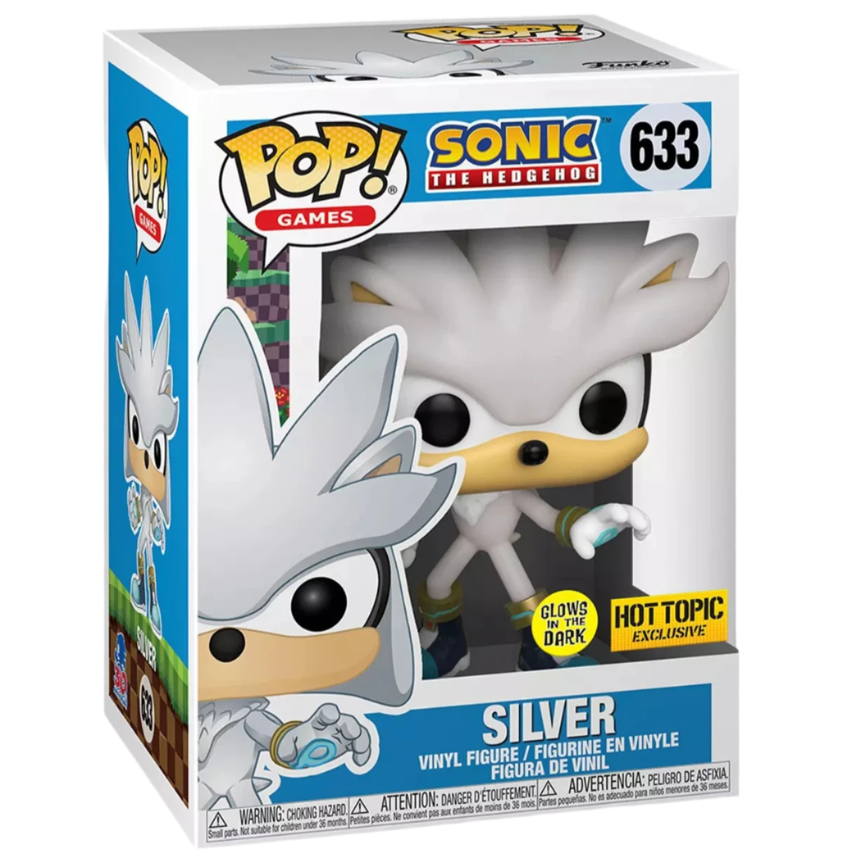 Sonic the Hedgehog Silver GITD HT Exclusive