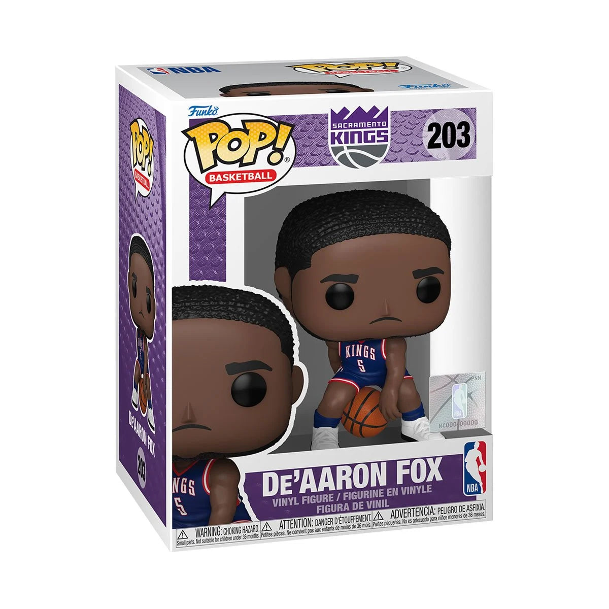 Sports NBA: City Edition 2024 Sacramento Kings De'Aaron Fox (Pre-Order!)