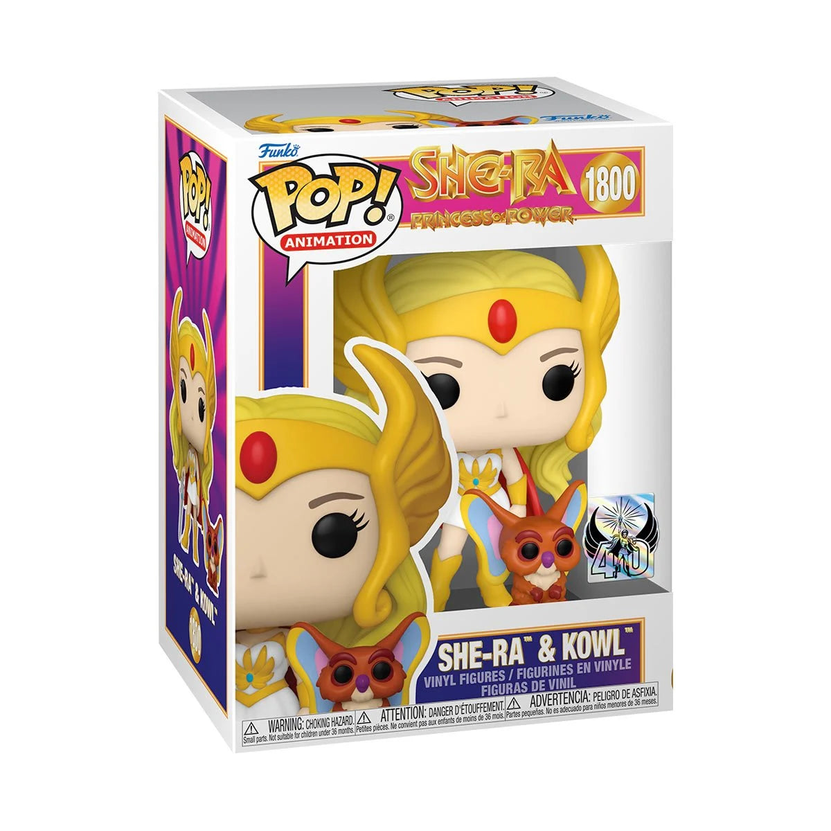 She-Ra: Princess of Power 40th Anniversary She-Ra & Kowl (Pre-Order!)