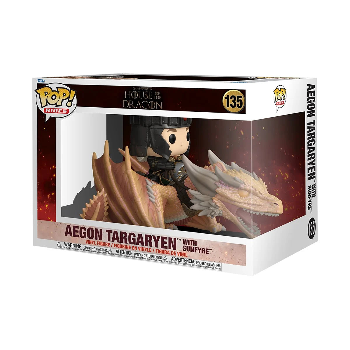 House of the Dragon Aegon Targaryen with Sunfyre (Pre-Order!)