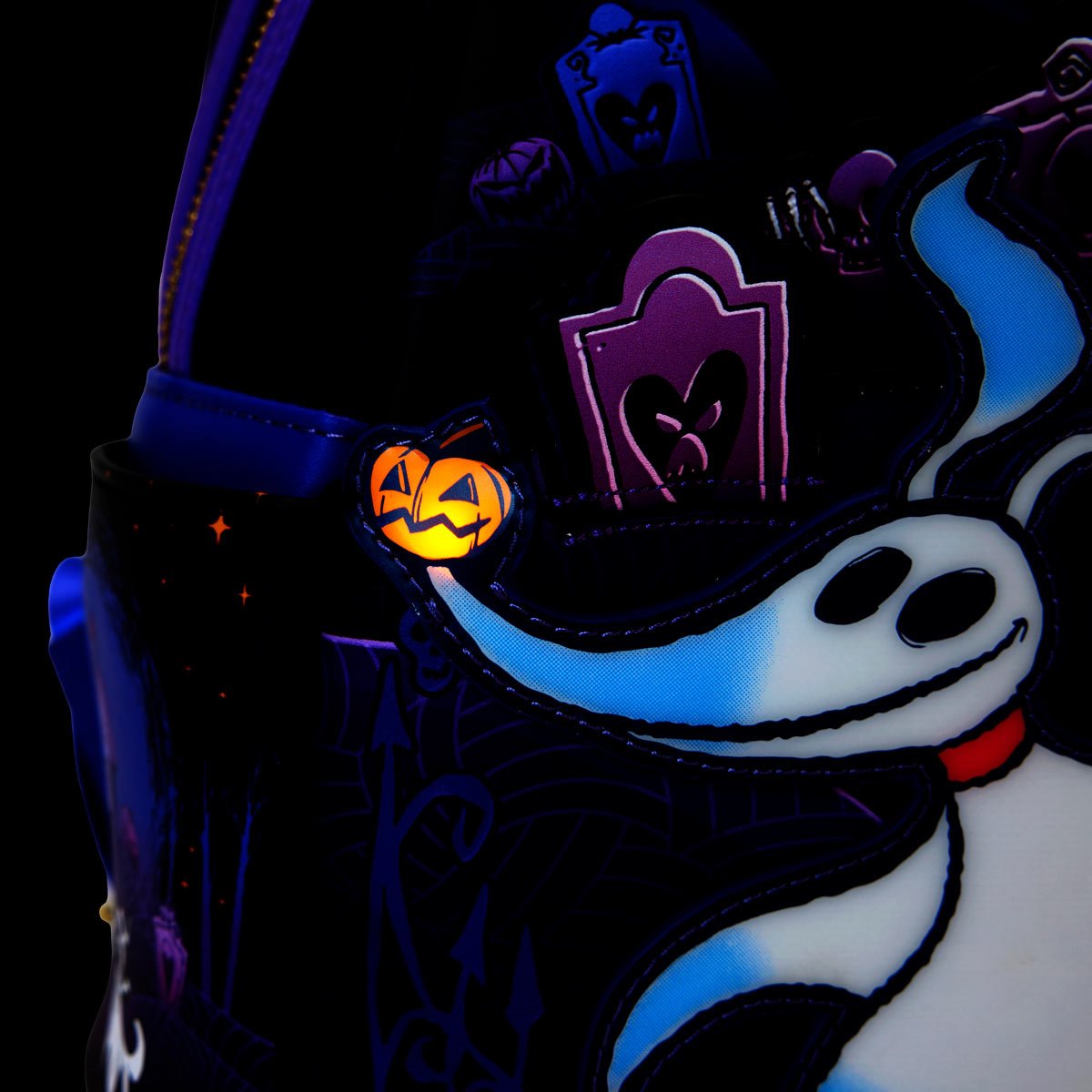 The Nightmare Before Christmas Zero and Jack Light-Up Mini Backpack