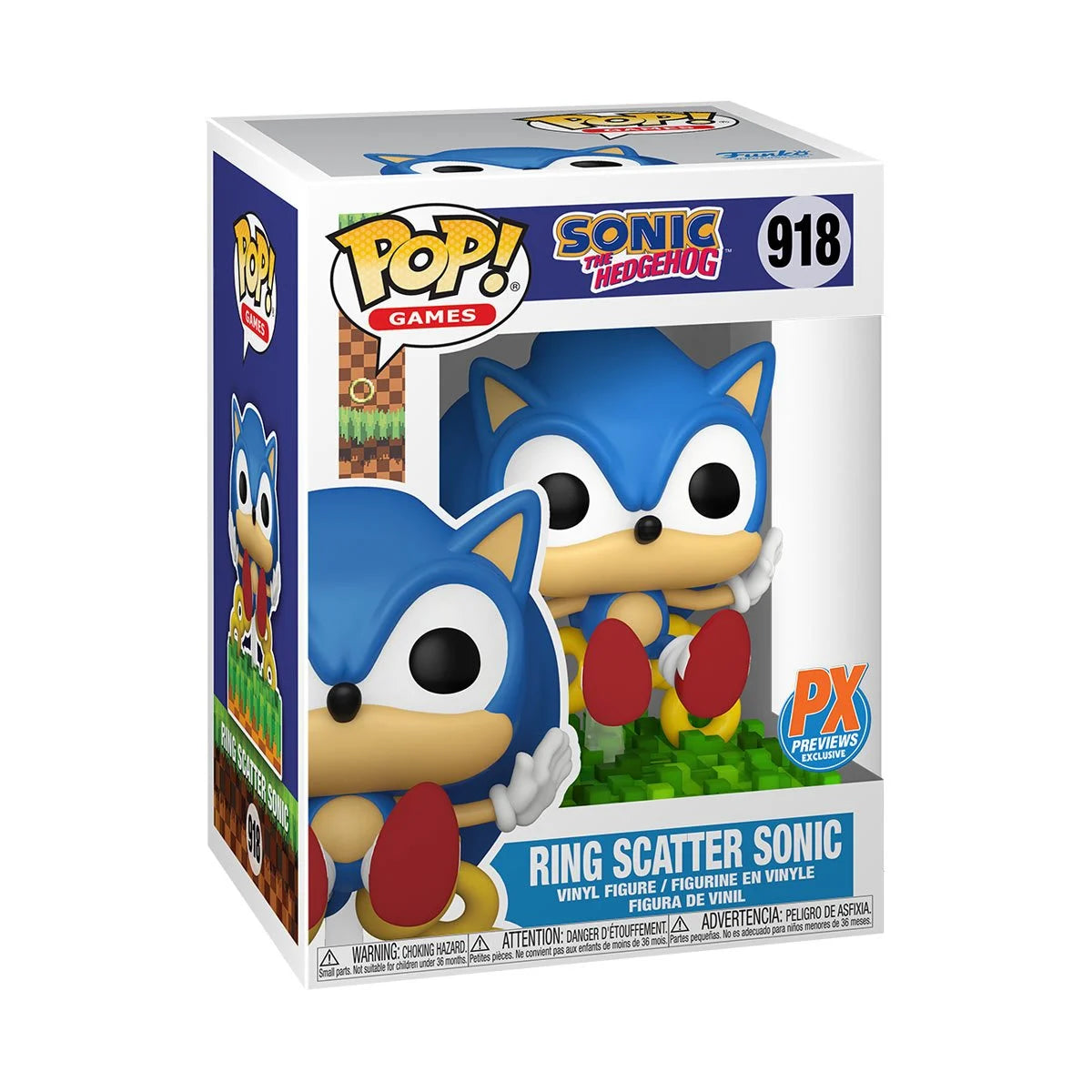 Sonic The Hedgehog Ring Scatter Sonic PX Exclusive