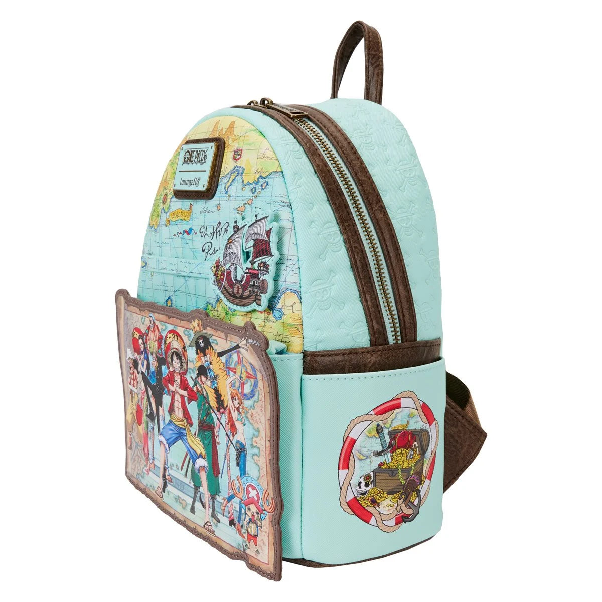 One Piece Luffy Gang Map Mini Backpack (Pre-Order!)