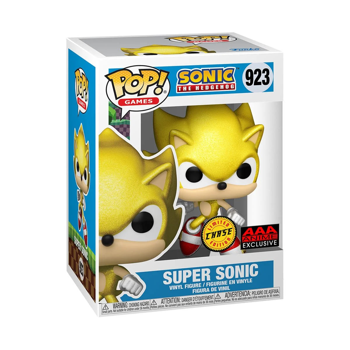 Sonic The Hedgehog Super Sonic AAA Anime Exclusive (Chase)