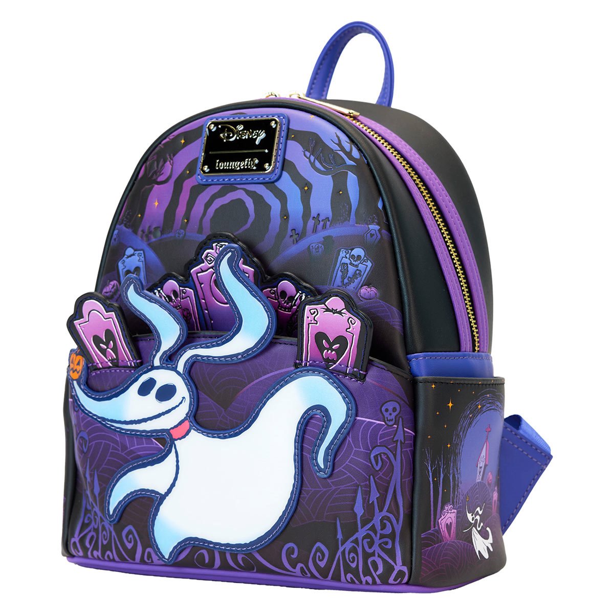 The Nightmare Before Christmas Zero and Jack Light-Up Mini Backpack