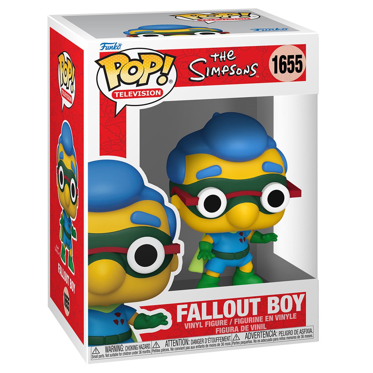 The Simpsons Milhouse as Fallout Boy