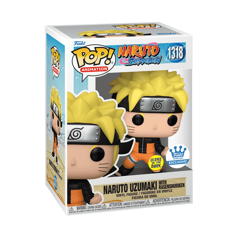 Naruto: Shippuden Naruto Uzumaki with Rasenshuriken GITD Funko Shop Exclusive