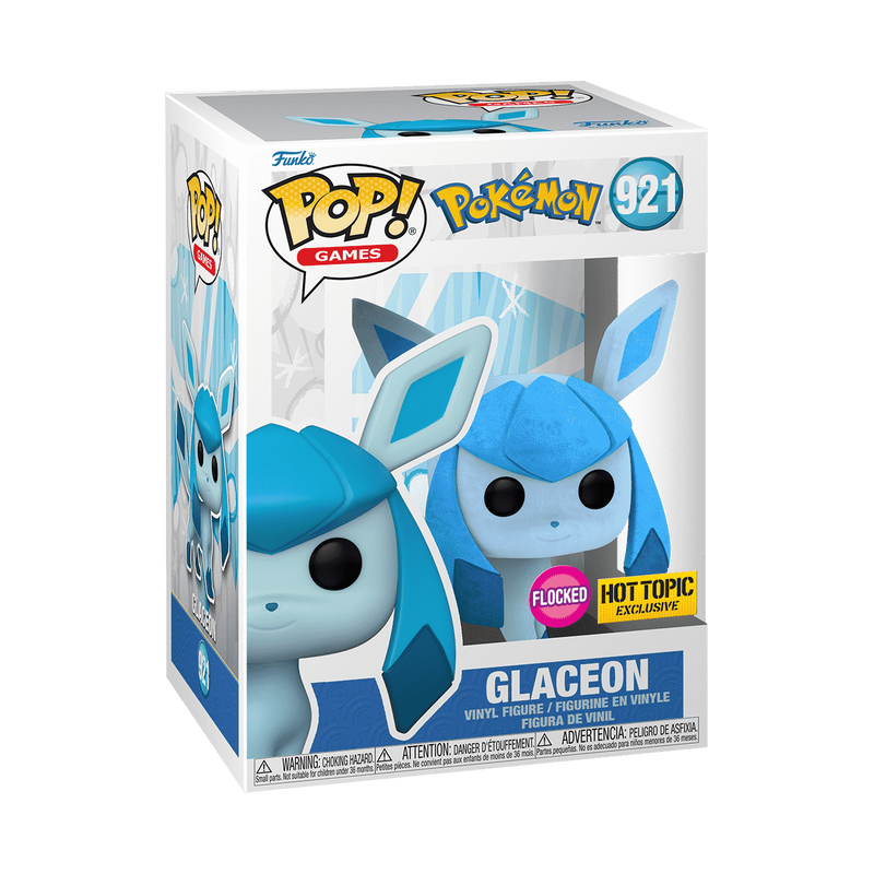 Pokemon Glaceon (Flocked) HT Exclusive