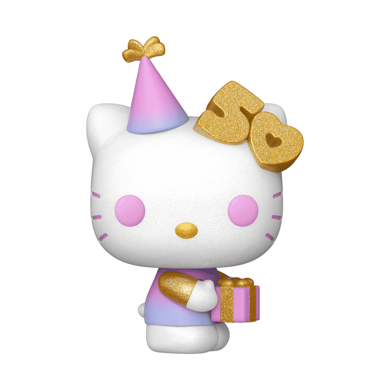 Hello Kitty with Present (50th Anniversary) (Glitter) Funko Shop Exclusive