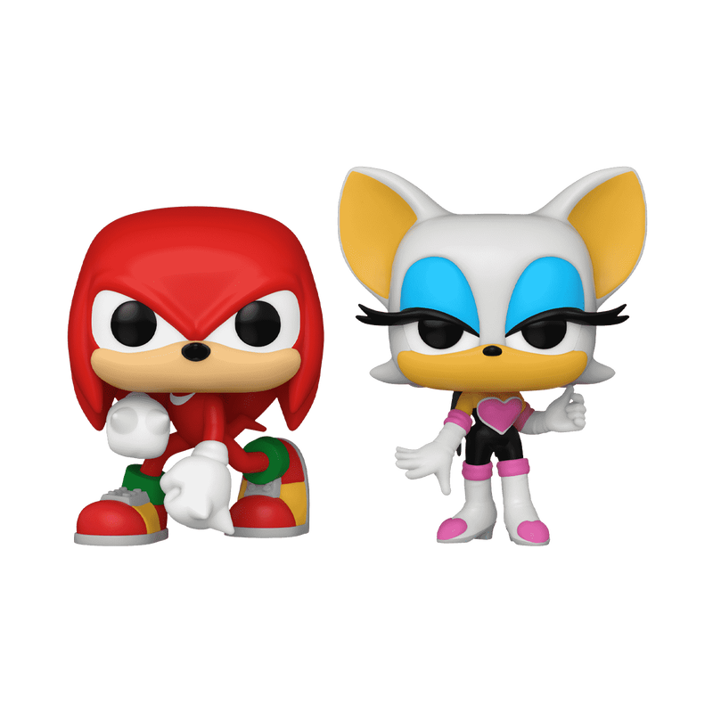 Sonic The Hedgehog Knuckles and Rouge 2-Pack Gamestop Exclusive