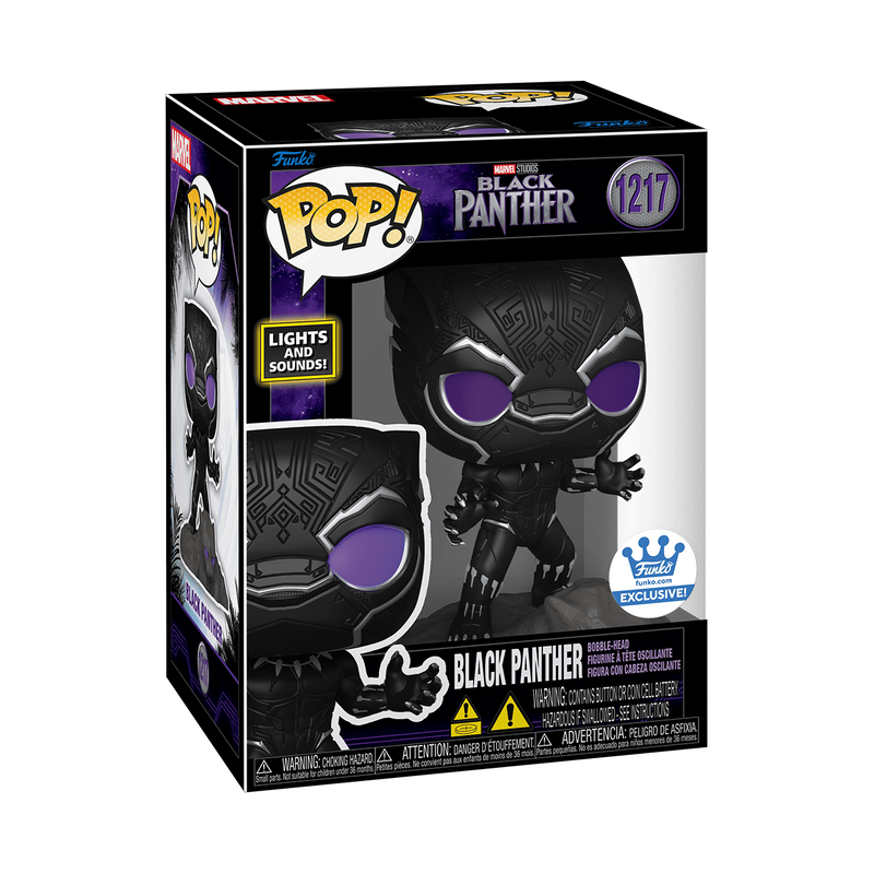 Marvel Black Panther (Lights & Sounds) Funko Shop Exclusive