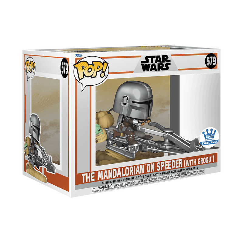 Star Wars The Mandalorian on Speeder (with Grogu) Ride Funko Shop Exclusive