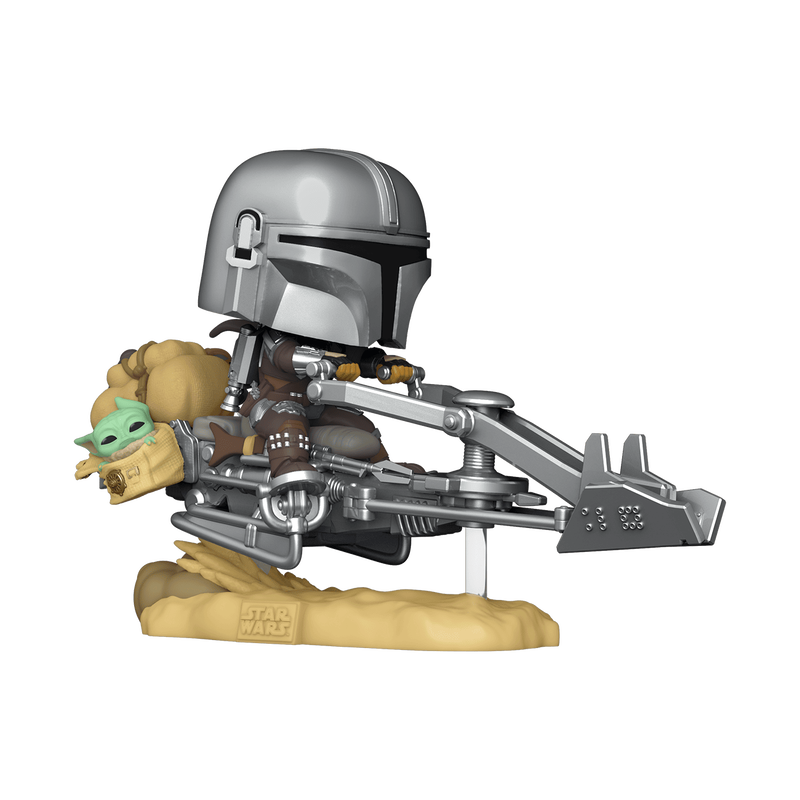 Star Wars The Mandalorian on Speeder (with Grogu) Ride Funko Shop Exclusive