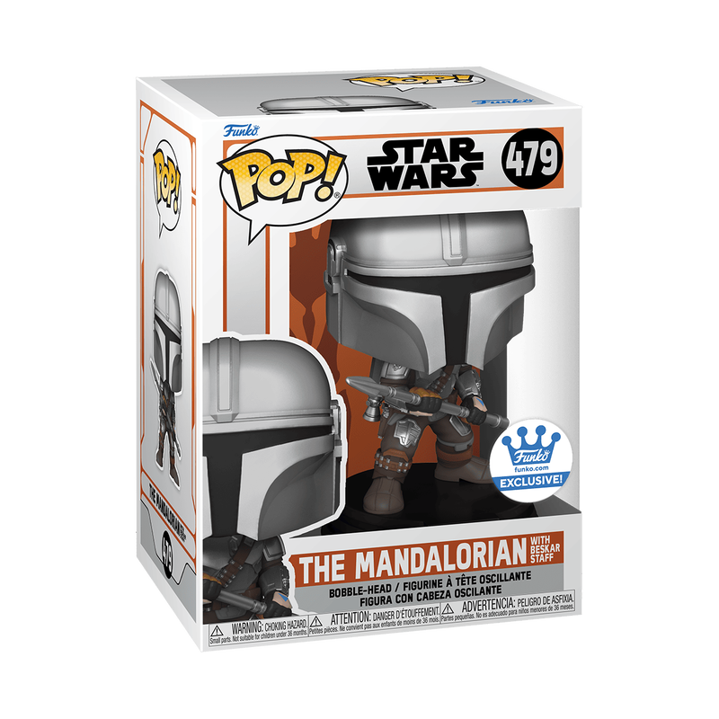 Star Wars The Mandalorian with Beskar Staff Funko Shop Exclusive