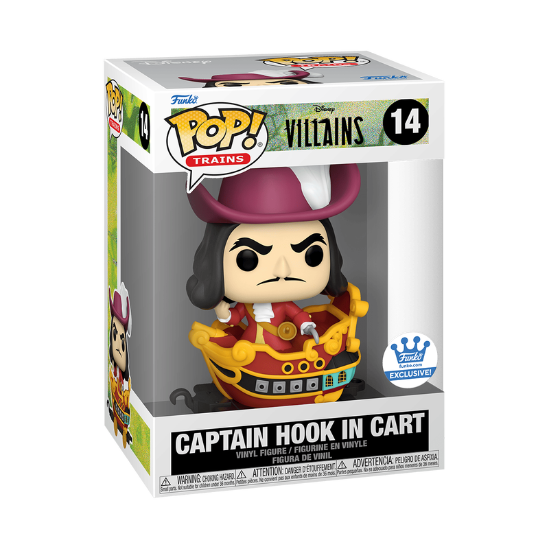 Disney Villains Captain Hook in Cart Funko Shop Exclusive