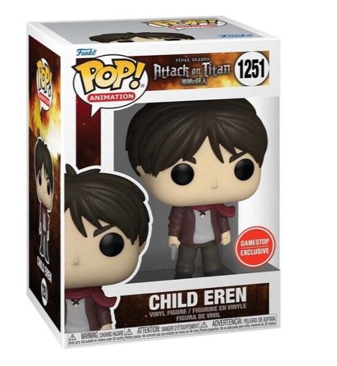 Attack on Titan Child Eren Jaeger Gamestop Exclusive