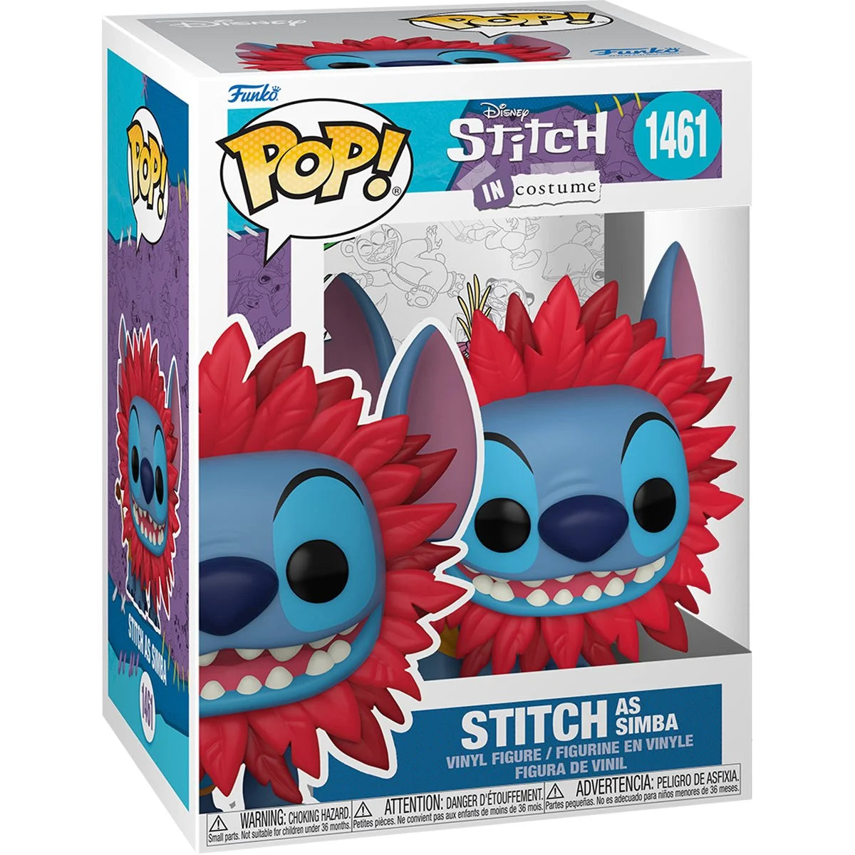 Lilo & Stitch Costume Stitch as Simba