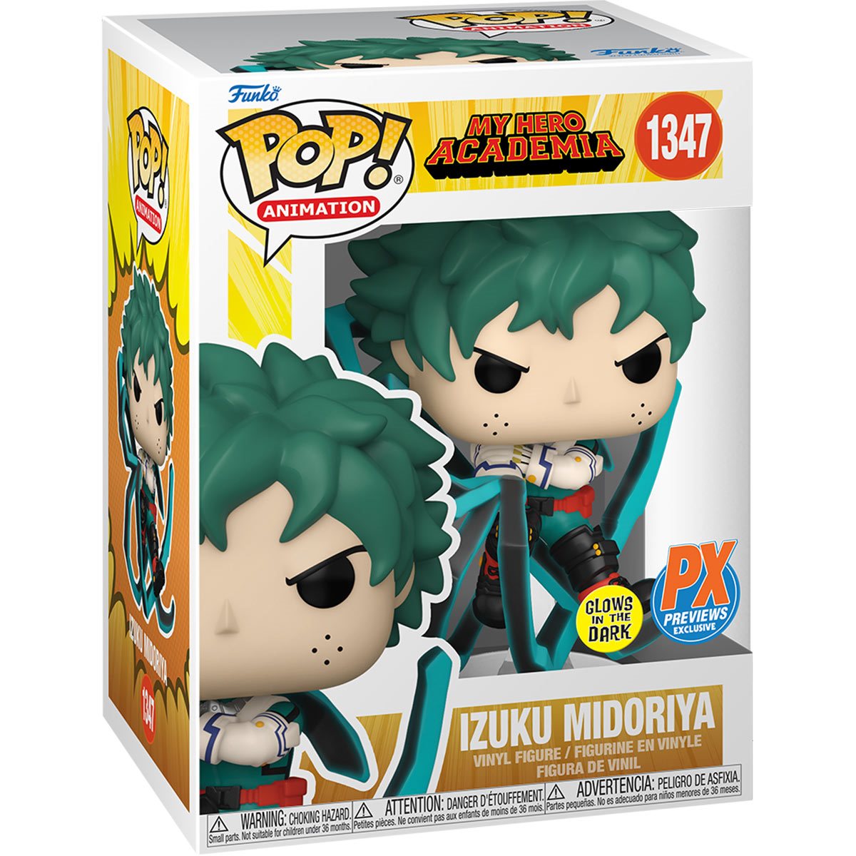 My Hero Academia Izuku Midoriya Deku (Blackwhip) GITD PX Exclusive