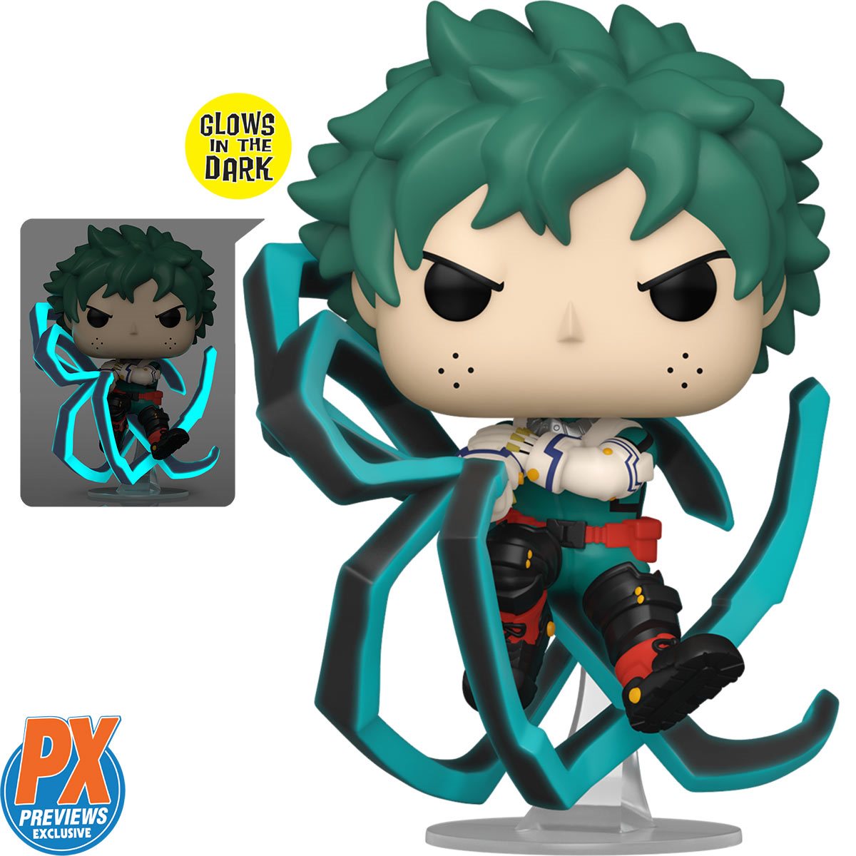 My Hero Academia Izuku Midoriya Deku (Blackwhip) GITD PX Exclusive