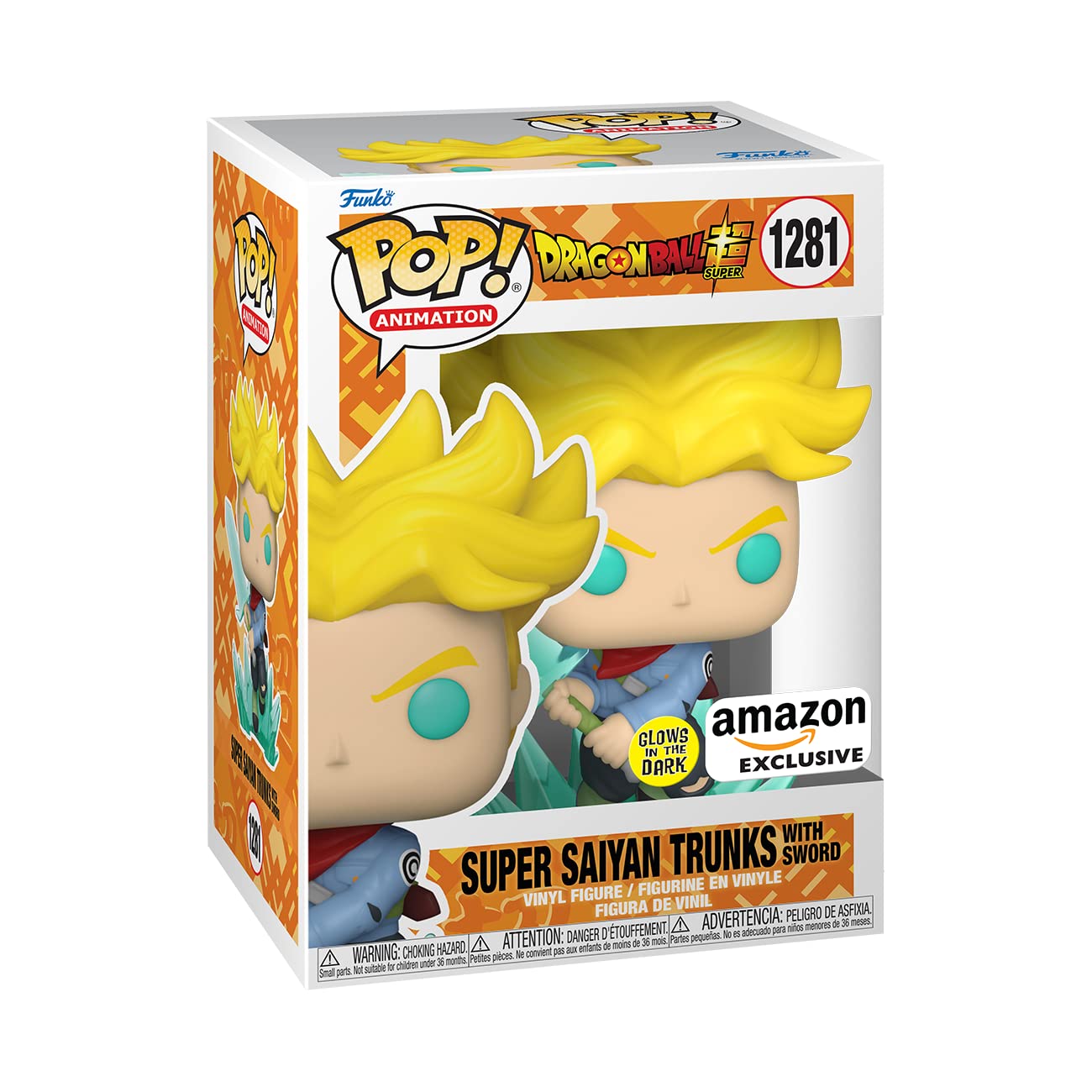 Dragon Ball Super SS Trunks with Sword GITD Amazon Exclusive