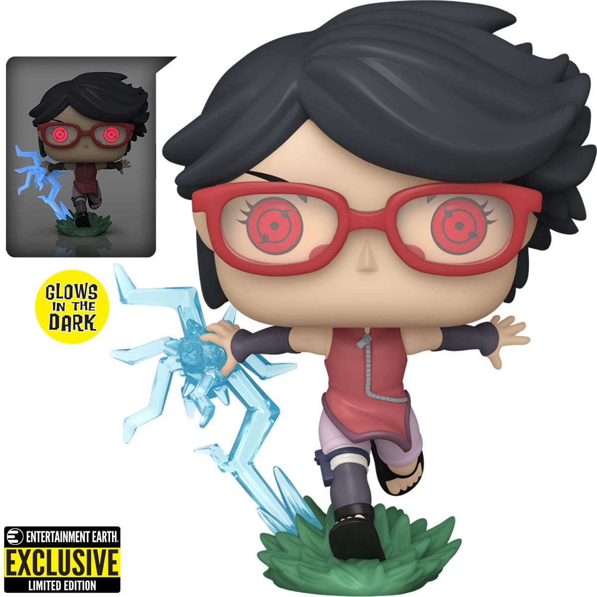 Boruto Sarada with Sharingan GITD Entertainment Earth Exclusive