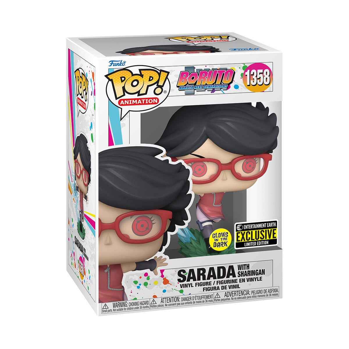 Boruto Sarada with Sharingan GITD Entertainment Earth Exclusive