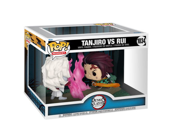 Demon Slayer Tanjiro vs Rui Moment